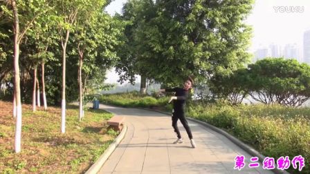廖弟广场舞《秋水伊人》正背面演示与动作分