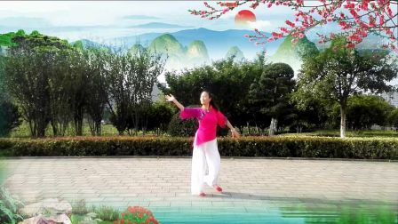 阿莲广场舞《秋水伊人》编舞 廖弟