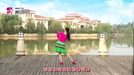 応子广场舞《傣家姑娘》背面