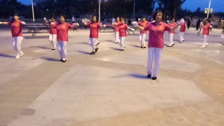 唐官屯一街公园中老年健身操队（红舞联盟健身