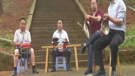 龙潭花灯戏开场锣鼓