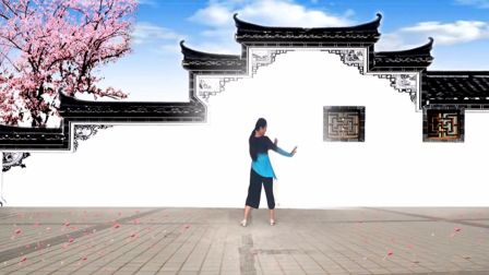 张春丽广场舞《凉凉》背面演示（个人）