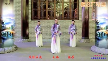 王梅广场舞《梦回江南》（附教学）标清
