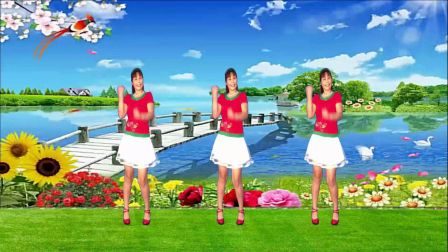红领巾惠州石湾玲玲广场舞《DJ爱火》编舞 