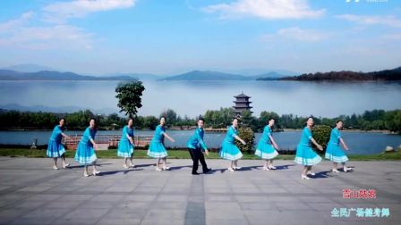 99廖弟广场舞《雪山姑娘》正面演示版