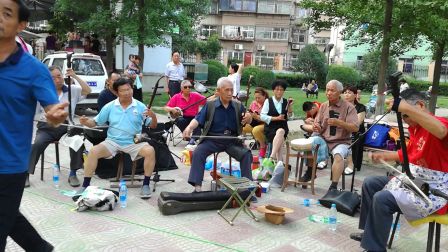 郑州火车头曲剧戏迷乐团 登封老袁唱 团乐队