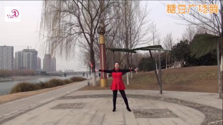 美久广场舞《唱着情歌留着泪》双人对跳32步