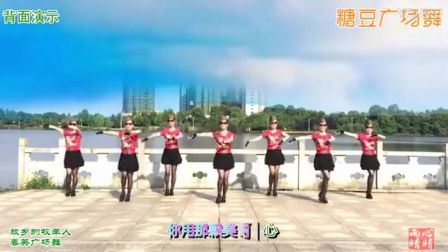 刘春英广场舞《 故乡的牧羊人》水兵舞背面 