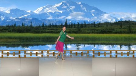 阜宁舞梦缘广场舞《雪山姑娘》 编舞 廖弟