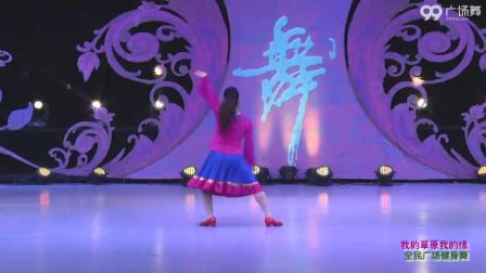 动动广场舞《歌在飞》快乐舞步健身操高清