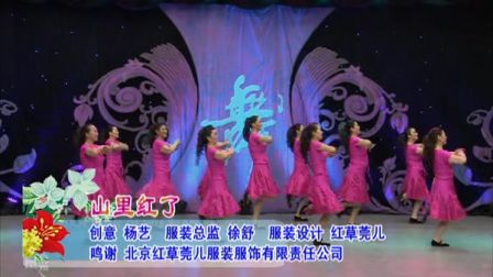 青儿广场舞《山里红了》