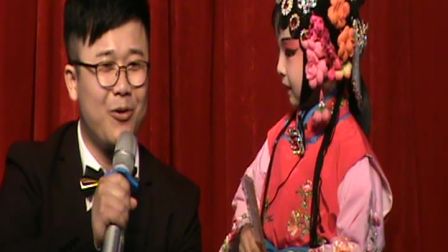 肖雨奇参演京剧节目《雨伞》
