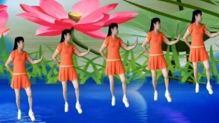 精彩的广场傣族民族舞《水月亮》广场舞视频