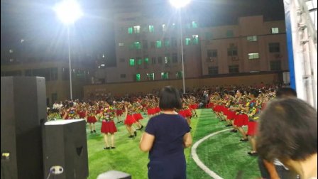 百人广场舞 中老年人健身操表演