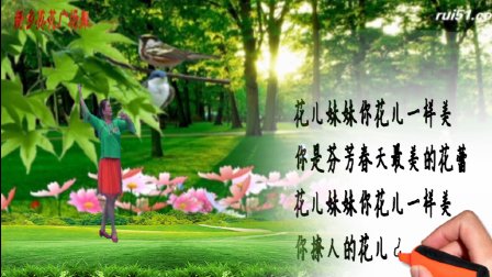 手绘广场舞《花儿妹妹》