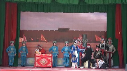 在八里弯演出秦腔《斩黃袍》全本