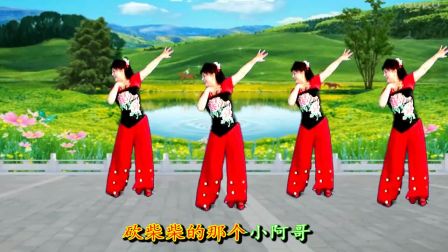 最新吕芳广场舞《茶山情歌》正背面加分解动