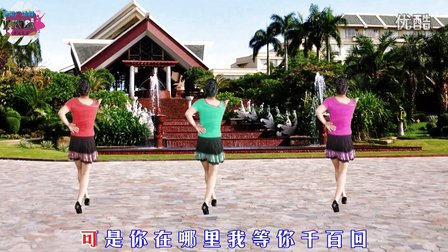 宇美广场舞原创《我是你的玫瑰》背面演示及