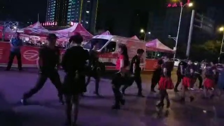 北京陶然亭水兵舞老师莅临林艺水兵舞团指导