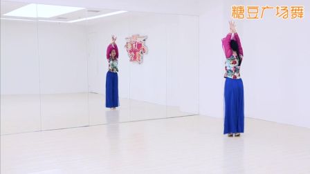 《江南夜色》反面 糖豆广场舞课堂 20170410