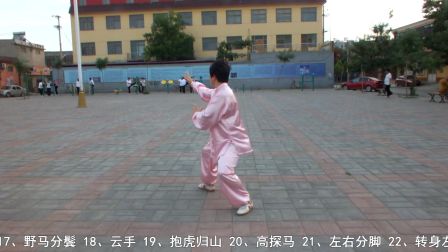 杨氏太极拳三十八式