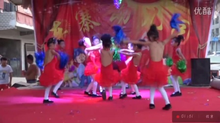 车寨幼儿园幼儿舞蹈花球操啦啦操《魅力四射