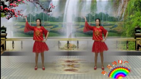司马玲玲广场舞《水月亮》演示 阿燕