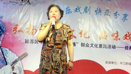 苏锦沪剧沙龙望窗外演唱邰莲宝