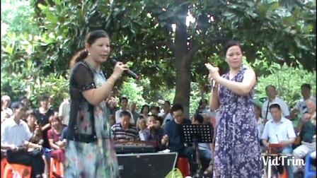 杭州西湖 公园越剧演唱