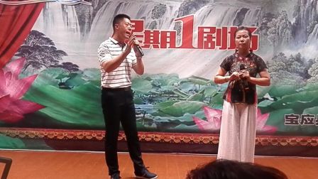 淮剧《兰桥会》宝应票友郝桂萍