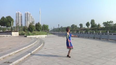 学跳金灿灿广场舞《对着月亮说声我爱你》