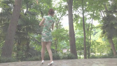 小君广场舞《旗袍美人》高清