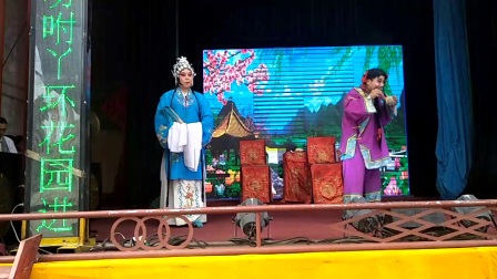 静乐道情在太原傅山旅景区演出《对连花》