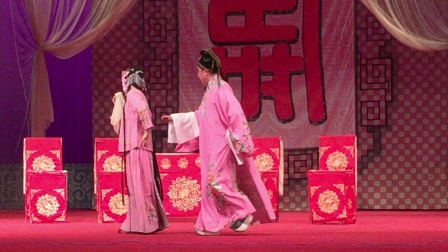 评剧《花为媒 欢聚一堂喜气浓》彭越饰演李