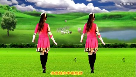 2017最新吕芳广场舞《马背上的萨日朗》正背