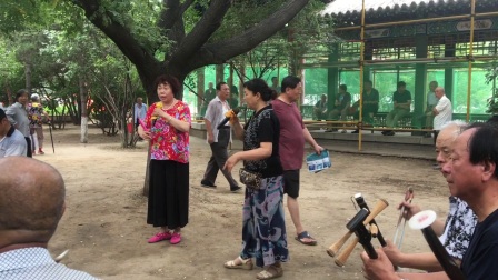 榆次玉湖公园晋剧票友 赤桑镇