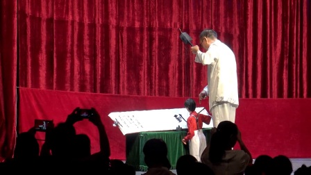 提线木偶戏  木偶书法表演