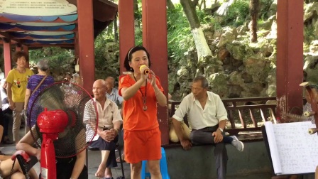 中山公园越剧红楼梦《想当初》金雨演唱