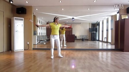舞灵美娜子广场柔力球《亲亲茉莉花》背面演