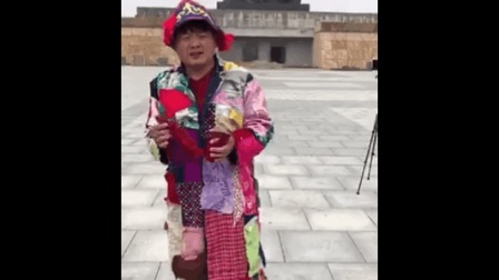 李来源徒弟高虎 学艺不错 大广场说唱
