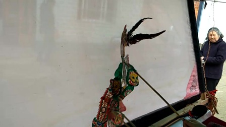 罗山皮影戏新秀剧团女将