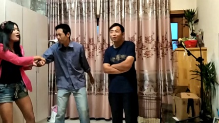 小品《秉公执法》排练片段