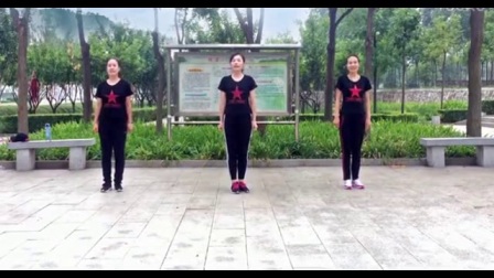鬼步广场舞《花桥流水》正反面附口令