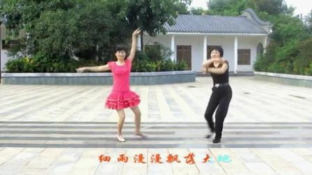 伦巴广场舞视频 广场舞大中国动作分解