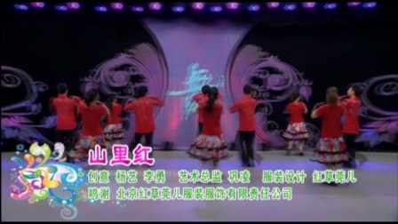 杨艺广场舞《山里红》表演下载