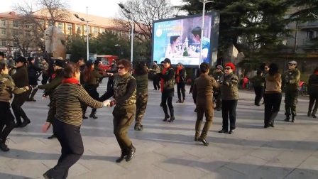 陶然亭北门水兵舞冬季（1）