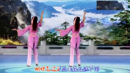 心儿爽秀儿广场舞《红尘蝶恋》附教学