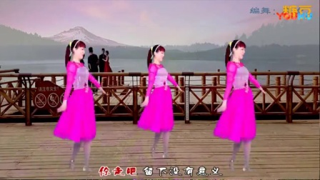 惠汝广场舞 你走吧 背面