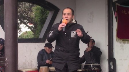 兰溪戏迷《和平公园》唱婺剧《徐策跑城》