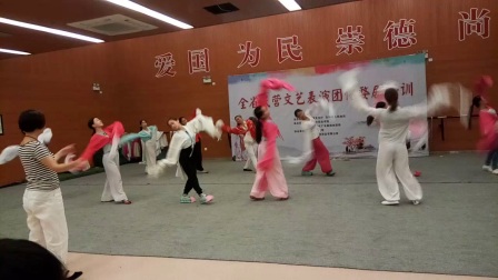 婺剧吴凤花老师教水袖展示